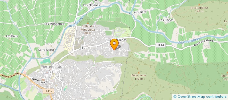 localisation de l'entreprise LE PARADOU HDLP  PIERREFEU-DU-VAR