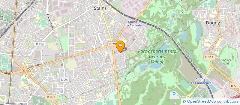 localisation de l'entreprise LE PARASOL à STAINS