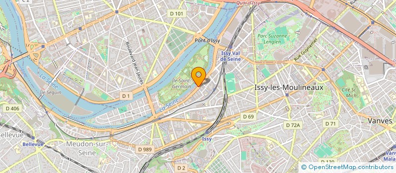 localisation de l'entreprise LE PARAVENT AUX IMAGES à ISSY-LES-MOULINEAUX