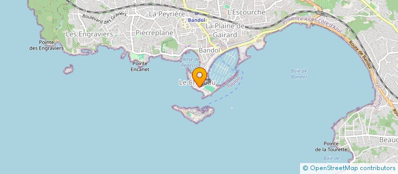 localisation de l'entreprise LE PARC à BANDOL