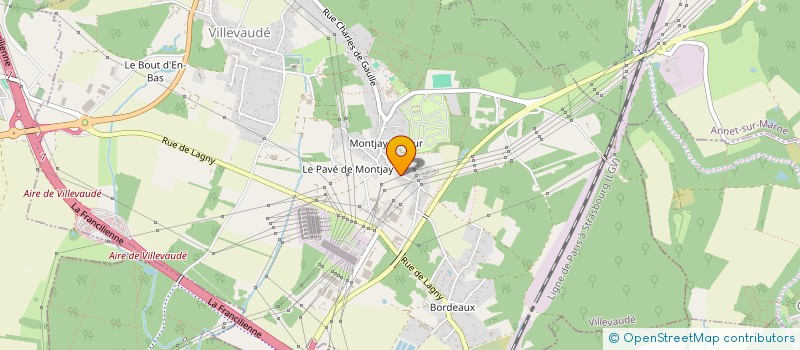 localisation de l'entreprise LE PARC  VILLEVAUDE