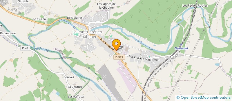 localisation de l'entreprise LE PARC à LE PONT-CHRETIEN-CHABENET