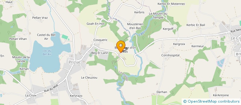 localisation de l'entreprise LE PARC à LE CROISTY