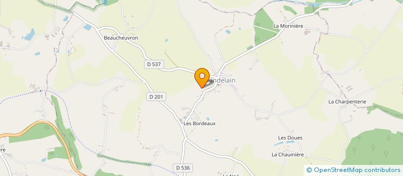 localisation de l'entreprise LE PARC à GANDELAIN