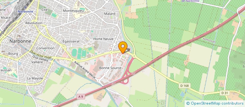 localisation de l'entreprise LE PARC à NARBONNE