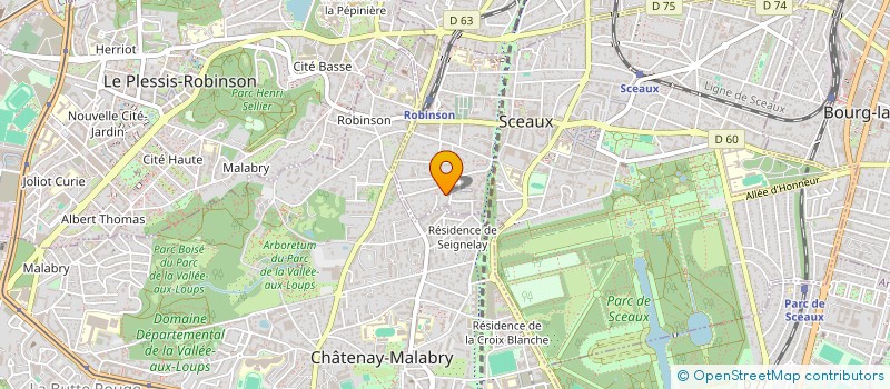 localisation de l'entreprise LE PARC à BOURG-LA-REINE