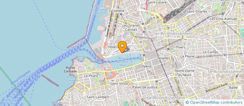 localisation de l'entreprise LE PARC A HUITRES à MARSEILLE