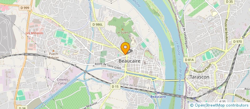 localisation de l'entreprise LE PARC BEAUCAIROIS  BEAUCAIRE