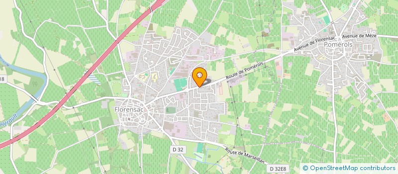 localisation de l'entreprise LE PARC BLAY  FLORENSAC