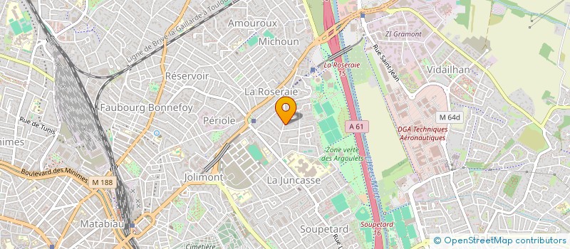 localisation de l'entreprise LE PARC BOURBON à TOULOUSE