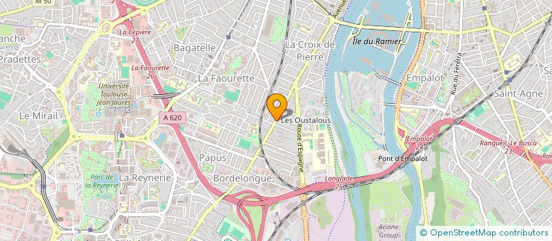 localisation de l'entreprise LE PARC D ESTERE à TOULOUSE