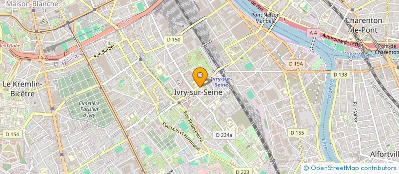 localisation de l'entreprise LE PARC D IVRY  IVRY-SUR-SEINE