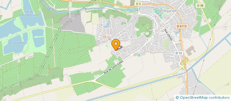 localisation de l'entreprise LE PARC DE BEL AIR à BELLEGARDE