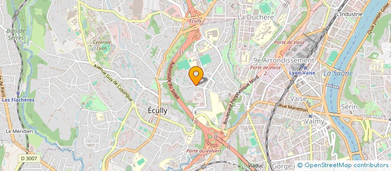 localisation de l'entreprise LE PARC DE CHALIN SYNDIC.COPROPRIETAIRES  ECULLY