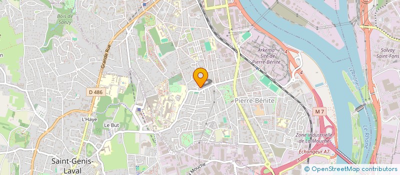 localisation de l'entreprise LE PARC DE CHOULANS  OULLINS-PIERRE-BENITE