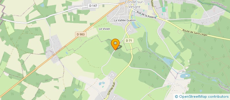 localisation de l'entreprise LE PARC DE FLORENCE  ADAINVILLE