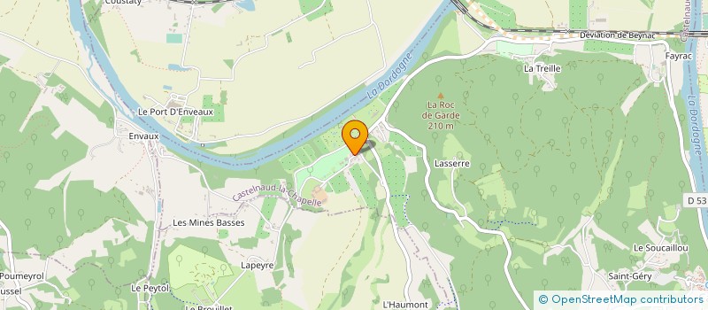 localisation de l'entreprise LE PARC DE JOSEPHINE BAKER  CASTELNAUD-LA-CHAPELLE