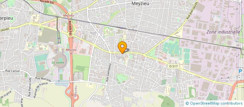 localisation de l'entreprise LE PARC DE LA REPUBLIQUE  MEYZIEU