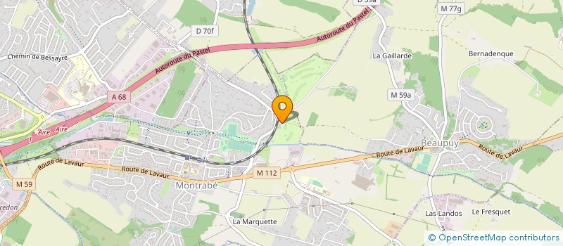 localisation de l'entreprise LE PARC DE PAILLOLE  BEAUPUY