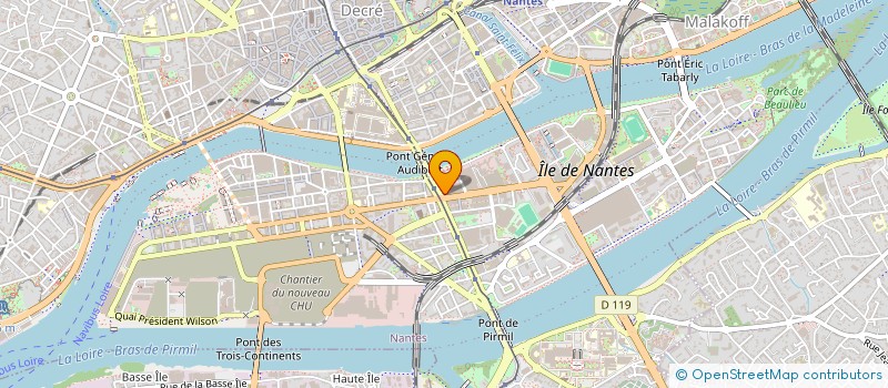 localisation de l'entreprise LE PARC DE TREHUINEC  NANTES