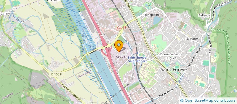 localisation de l'entreprise LE PARC DES ILES  SAINT-EGREVE