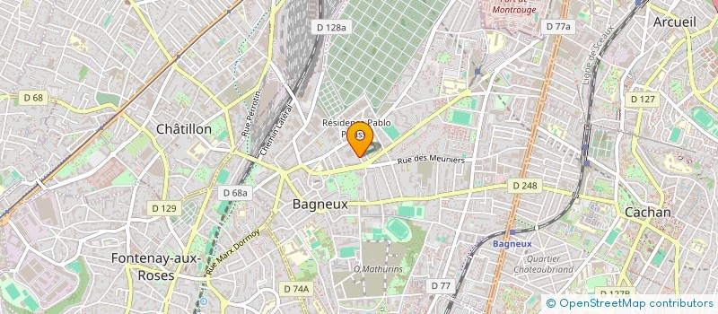 localisation de l'entreprise LE PARC DES LOTS à BAGNEUX