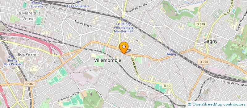 localisation de l'entreprise LE PARC DU BONHEUR à VILLEMOMBLE