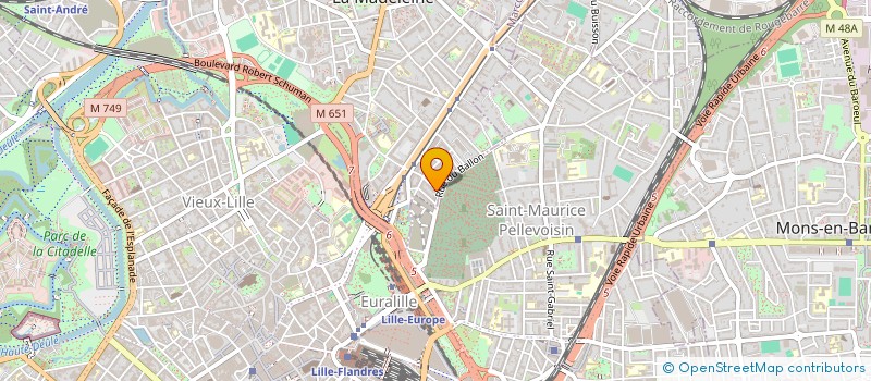 localisation de l'entreprise LE PARC DU CHEVAIN à LA MADELEINE