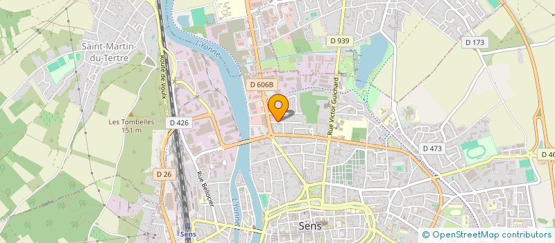 localisation de l'entreprise LE PARC DU MATERIEL à SENS