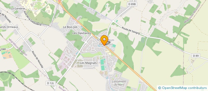localisation de l'entreprise LE PARC IMMOBILIER à MIGNALOUX-BEAUVOIR
