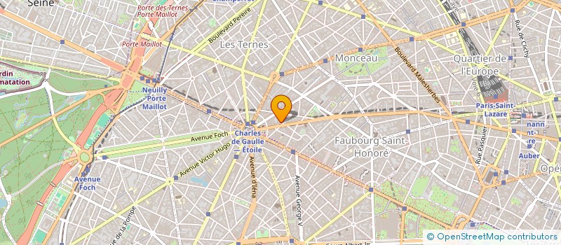 localisation de l'entreprise LE PARC INVEST  PARIS