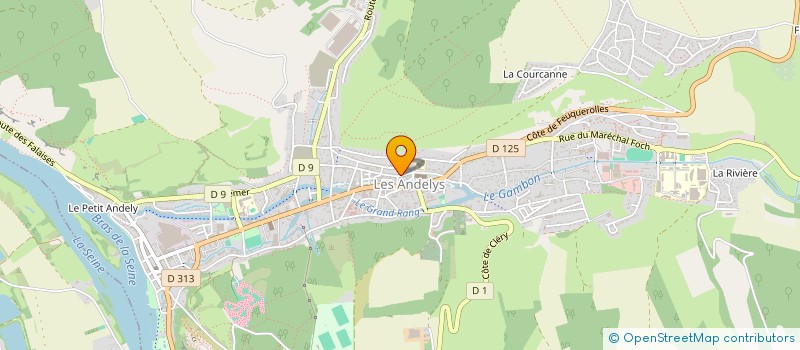 localisation de l'entreprise LE PARC MELUSINE à LES ANDELYS