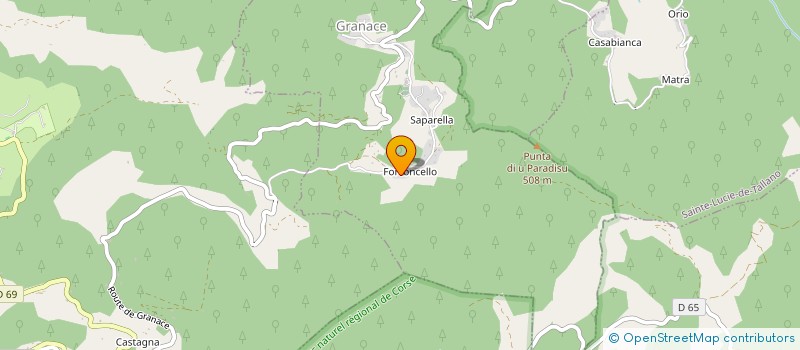 localisation de l'entreprise LE PARC NATUREL D'OLVA à GRANACE