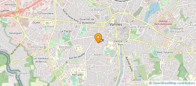 localisation de l'entreprise LE PARC SAINT PIERRE à VANNES