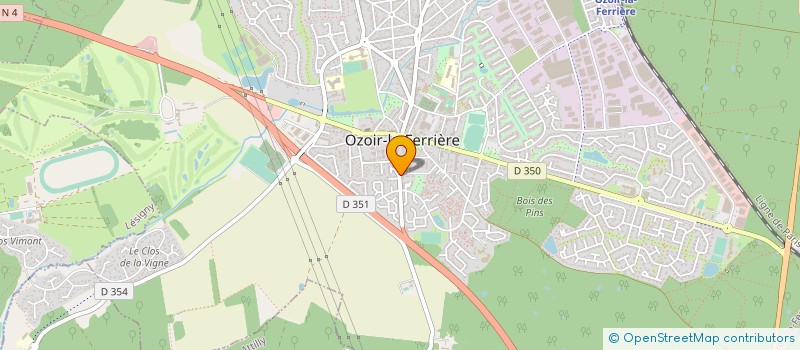 localisation de l'entreprise LE PARC ZOOLOGIQUE D'OZOIR LA FERRIERE à OZOIR-LA-FERRIERE