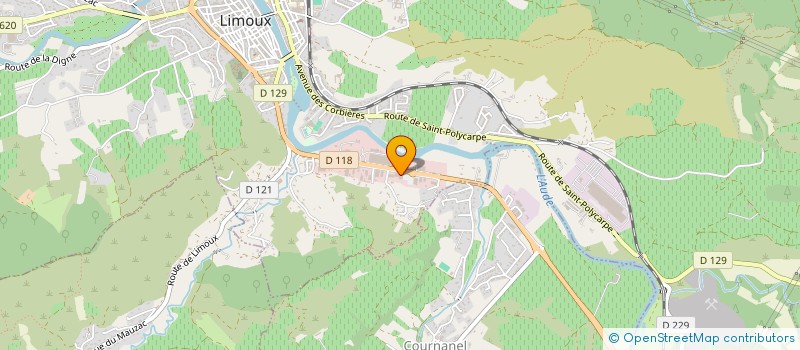 localisation de l'entreprise LE PARCHEMIN à LIMOUX