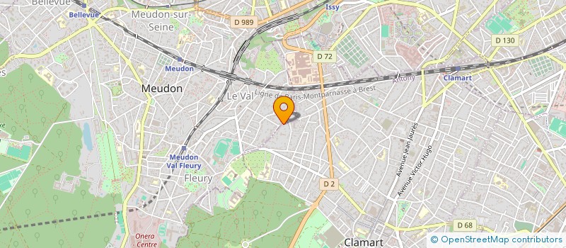 localisation de l'entreprise LE PARCHEMIN à MEUDON
