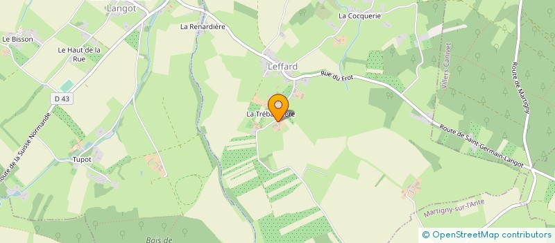 localisation de l'entreprise LE PARCHEMIN à LEFFARD