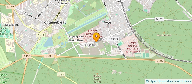 localisation de l'entreprise LE PARCHEMIN DE LENA à FONTAINEBLEAU