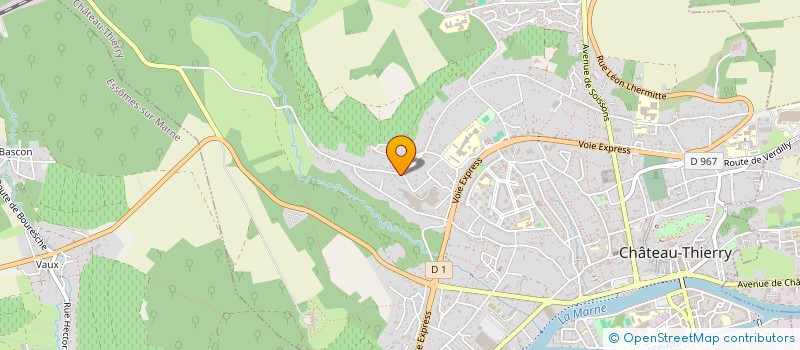 localisation de l'entreprise LE PARCHY à CHATEAU-THIERRY