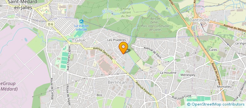 localisation de l'entreprise LE PARCOURS  SAINT-MEDARD-EN-JALLES