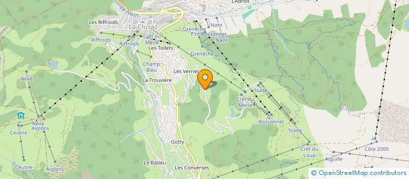localisation de l'entreprise LE PARE à LA CLUSAZ