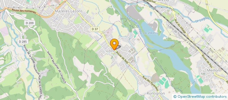 localisation de l'entreprise LE PARE-FAIM  UZOS