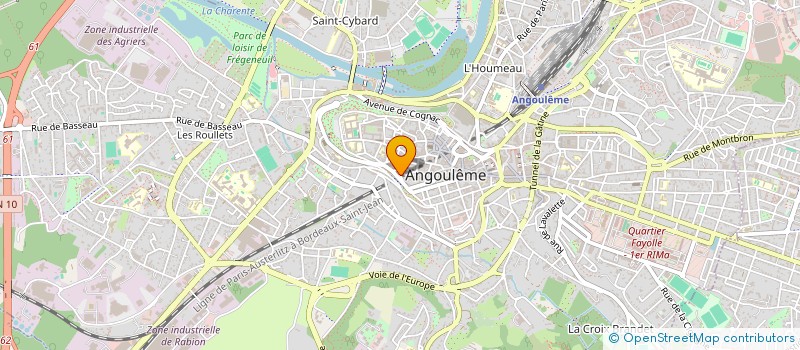 localisation de l'entreprise LE PARESSEUX à ANGOULEME