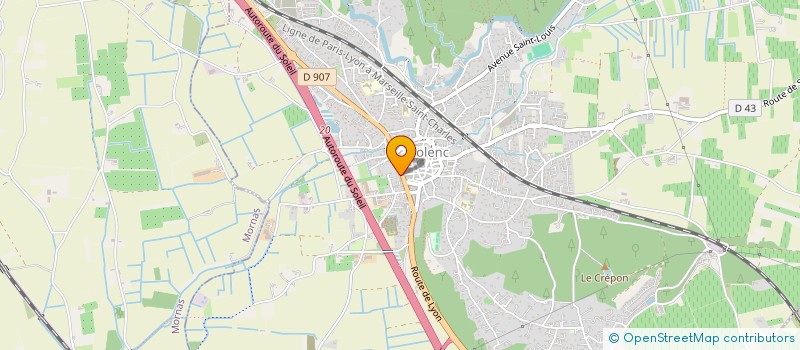 localisation de l'entreprise LE PARESYA  PIOLENC