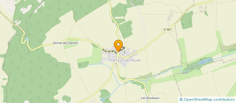 localisation de l'entreprise LE PARFAIT CHAUFFAGISTE  CHERY-CHARTREUVE