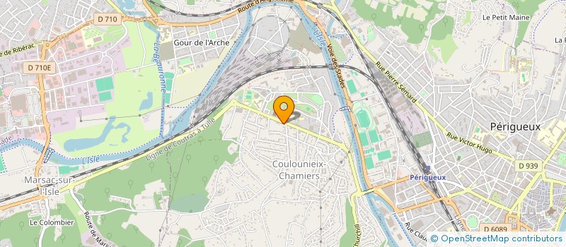 localisation de l'entreprise LE PARI DE COULOUNIEIX CHAMIERS  COULOUNIEIX-CHAMIERS