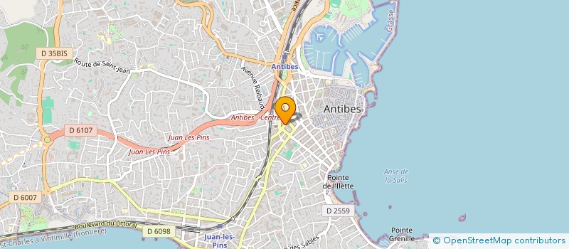 localisation de l'entreprise LE PARI DE L'INTELLIGENCE COLLECTIVE (PIC) à ANTIBES