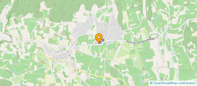 localisation de l'entreprise LE PARI PROVENCALE  CUCURON