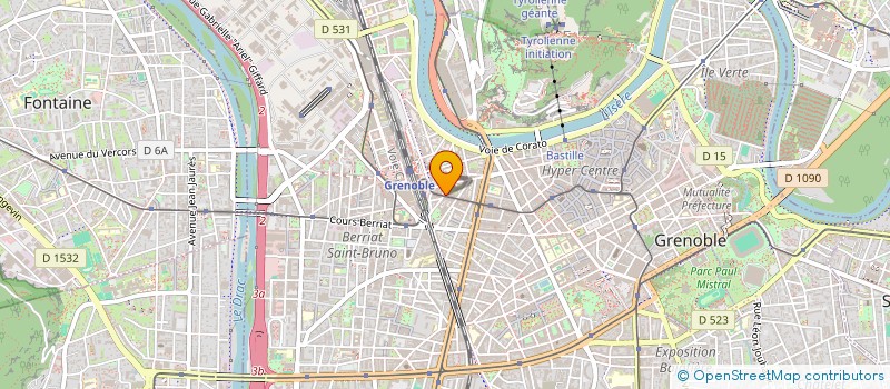 localisation de l'entreprise LE PARIGO  GRENOBLE